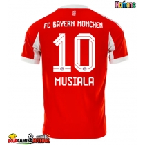 Camisa de Futebol Bayern Munich Jamal Musiala #10 Equipamento Principal 2025-26 Manga Curta